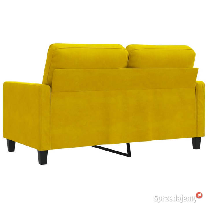 Sofa 2osobowa żółta 120 tapicerowana aksamitem mazowieckie Warszawa