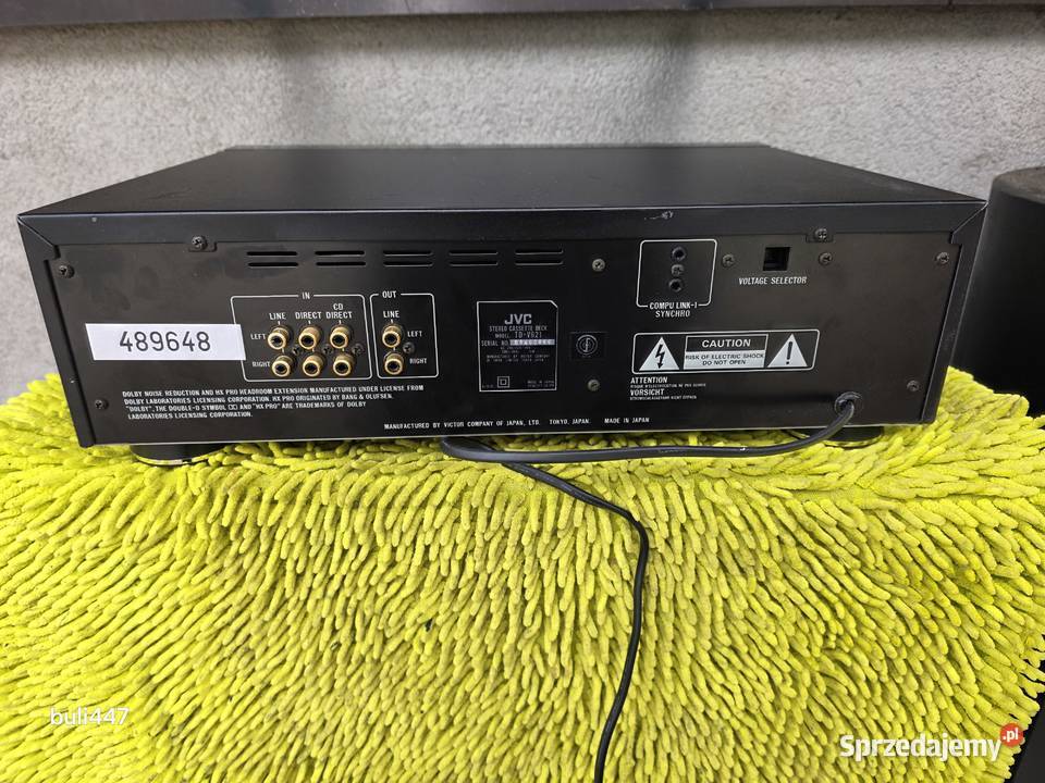 deck jvc tdv621 3head