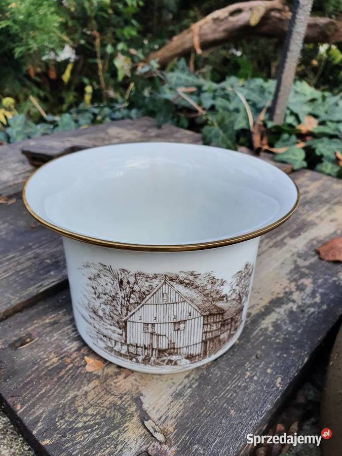 Copenhagen porcelain doniczka śląskie Myszków