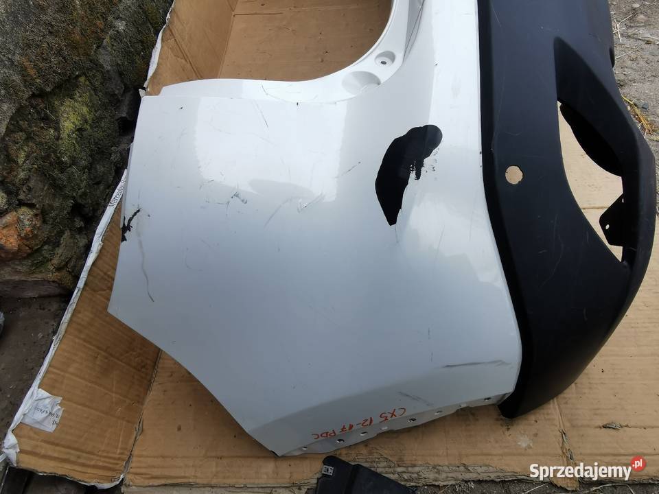 Zderzak tył tylni mazda cx5 cx5 1 I 4 pdc biały Karoseria Międzychód sprzedam