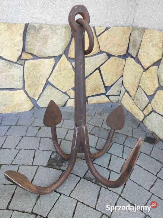 Stara duża kotwica czterołapowa