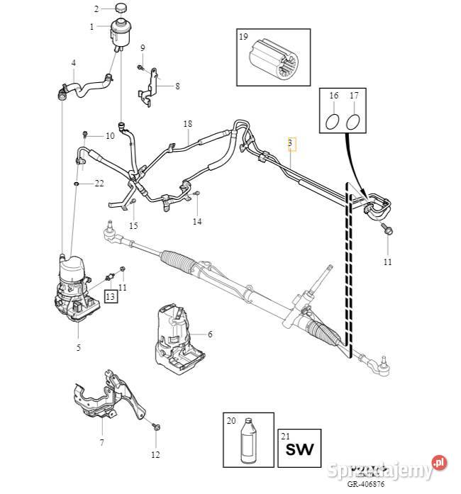 VOLVO S60 V60 S80 V70 waz przewod ukl cisn Bielany Wrocławskie