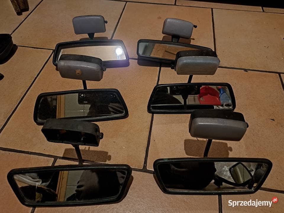 Lusterka wewnętrzne zewnętrzne samochodowe 126p