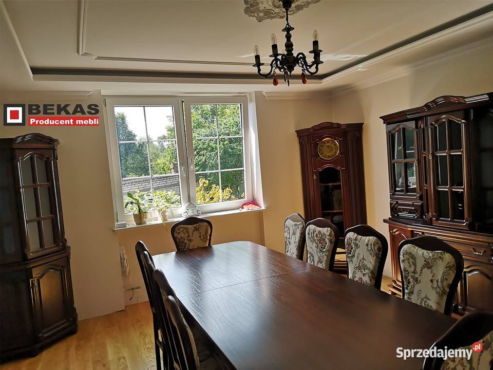 Klasyka Stylowy Komplet Mebli Orzech Salon