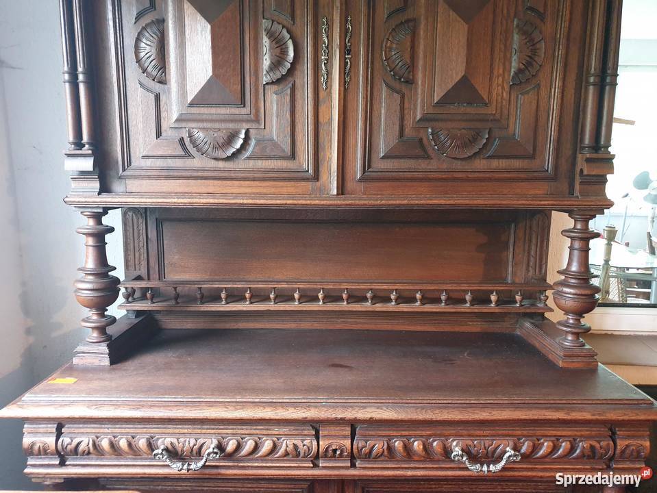 Stylowy kredens antyk piękne zdobienia Meble śląskie sprzedam