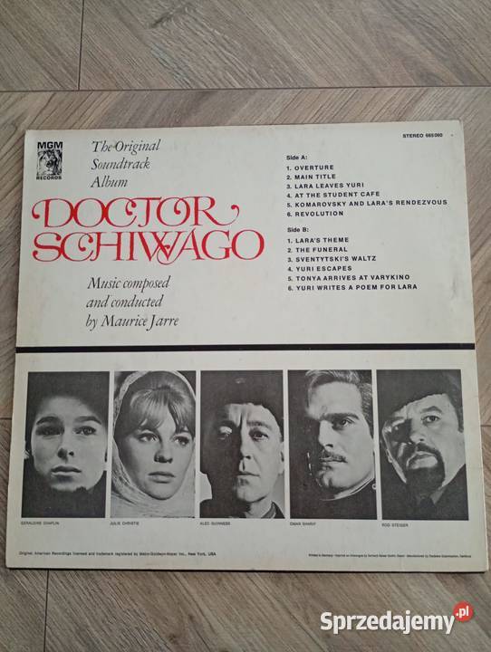 Doctor Schiwago Soundtrack Maurice Jarre Winyl płyta winylowa Krosno Odrzańskie