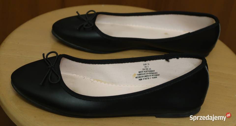 Buty damskie dziewczynki baleriny firmy HM 35 sprzedam
