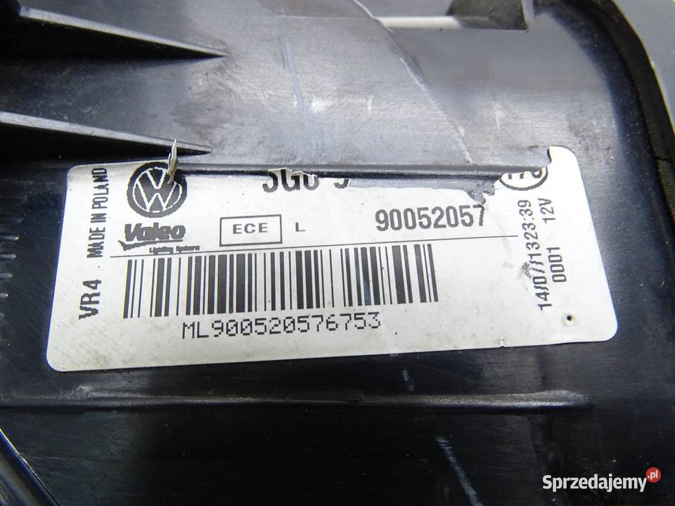 LAMPA LEWA LEWY TYŁ TYLNA W BŁOTNIK 5G0945095 VW małopolskie sprzedam