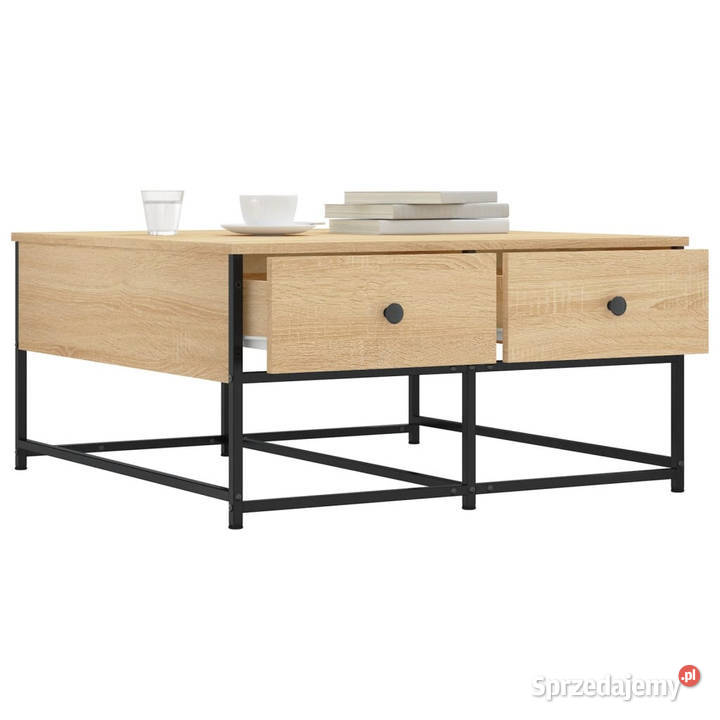 Stolik kawowy kolor dąb sonoma 80x80x40 WM835355
