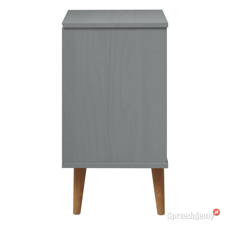 Szafka nocna MOLDE szara 40x35x65 lite drewno Warszawa sprzedam