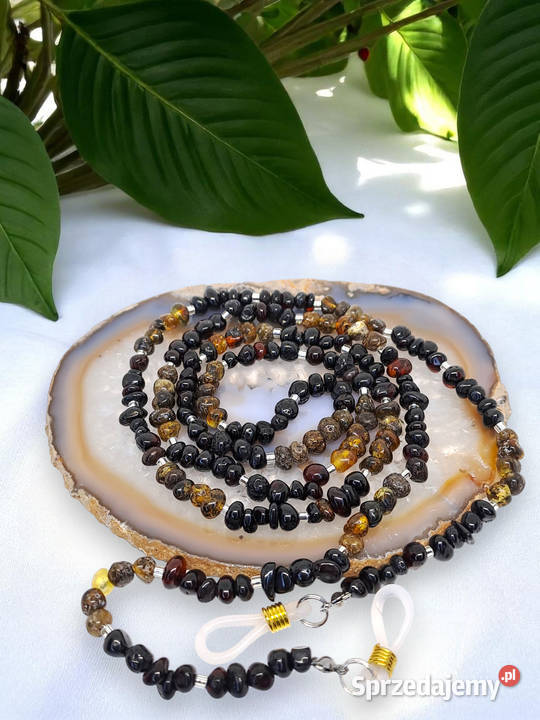 Sznurek do okularów z bursztynu BURSZTYN mazowieckie Warszawa