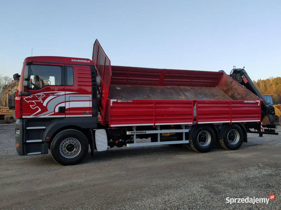 MAN Man 26440 6x4 HDS HIAB 166 B3 DUO Wywrotka diesel Samochody ciężarowe Widełki