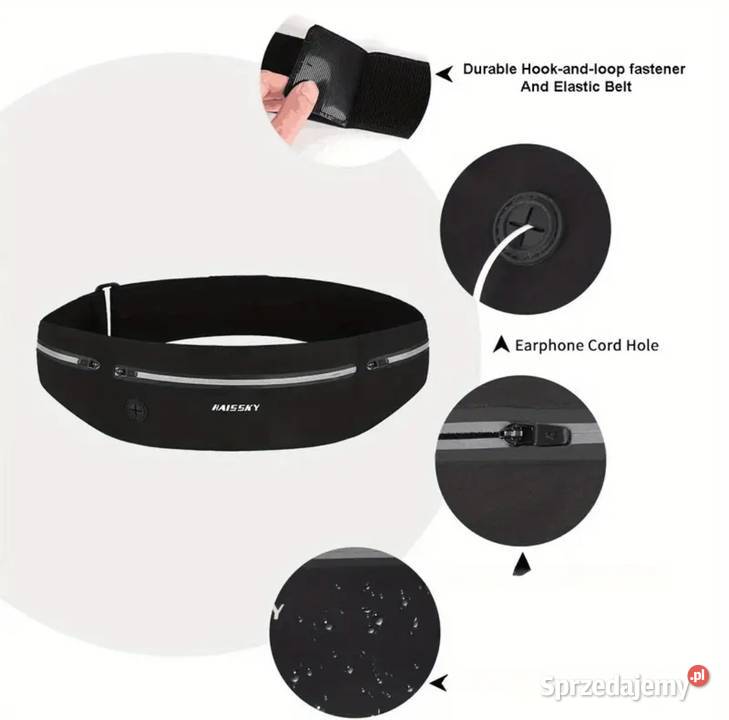 Pas biodrowy saszetka organizer do Joggingu Ząbki