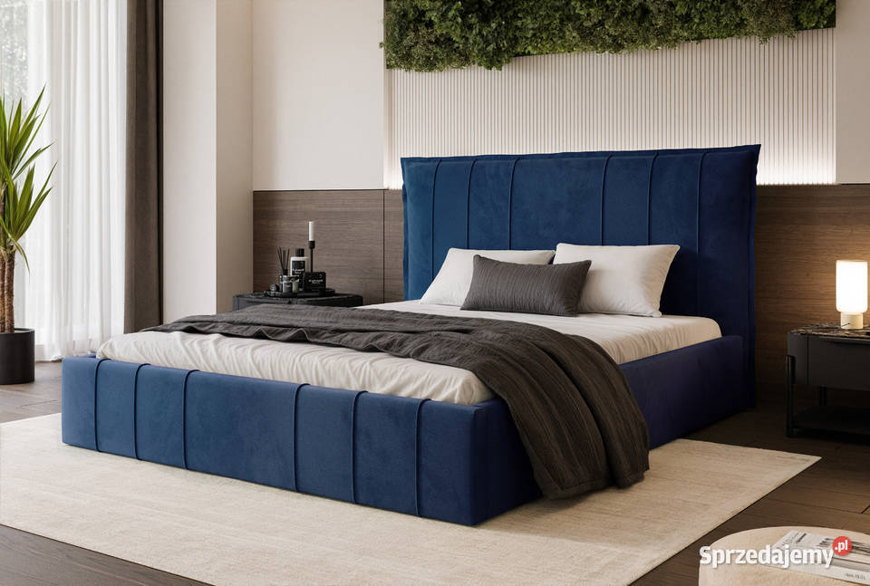 Łóżko tapicerowane z pojemnikiem Moly różne