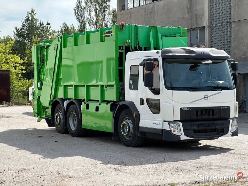 Volvo FE 320 śmieciarka trzyosiowa Zoeller 20m3 automatyczna Nowiny