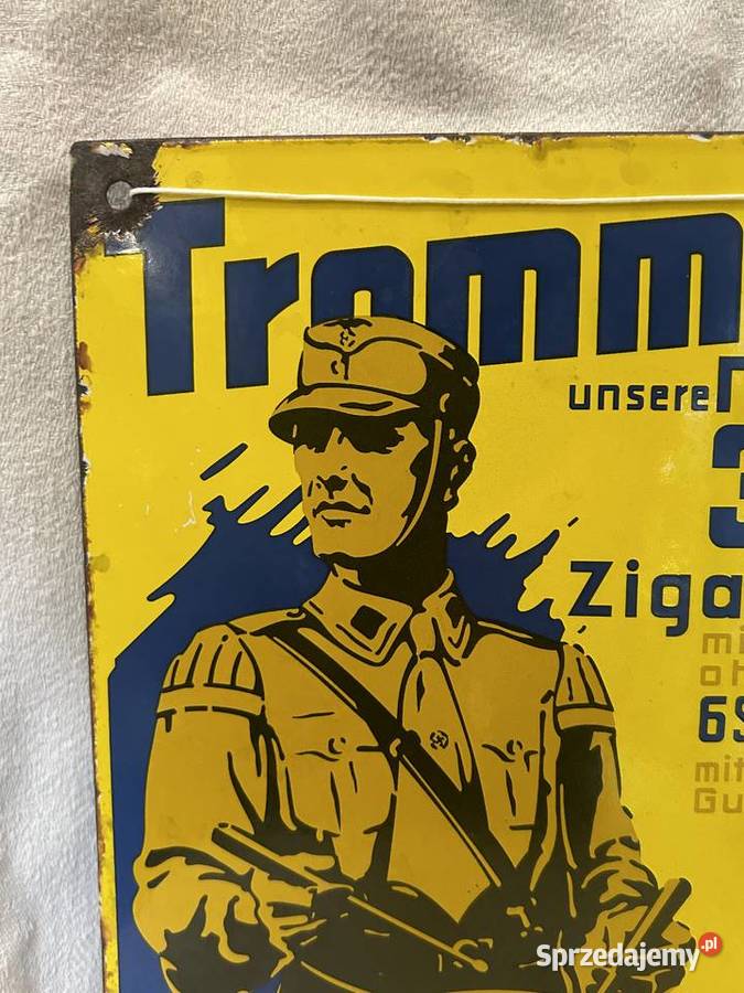 Tablica emaliowana niemiecka