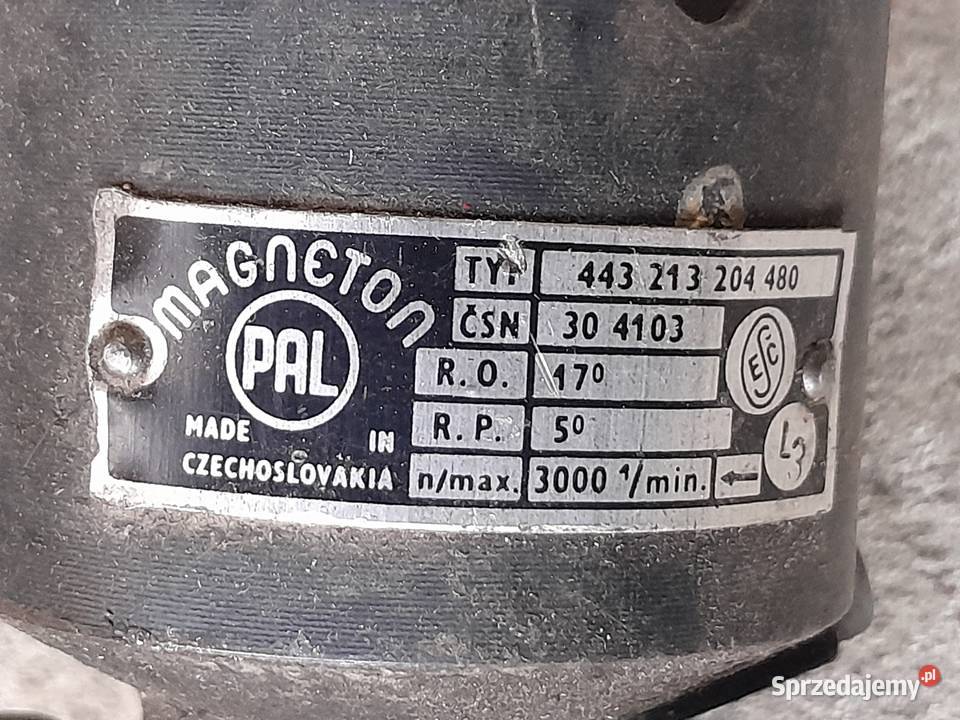 Stare części licznik i aparat zapłonowy Magneton