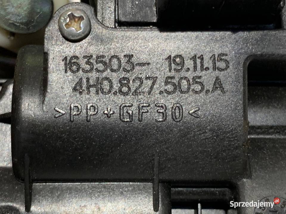 ZAMEK KLAPY TYŁ AUDI A3 8V SedanLimuzyna podkarpackie