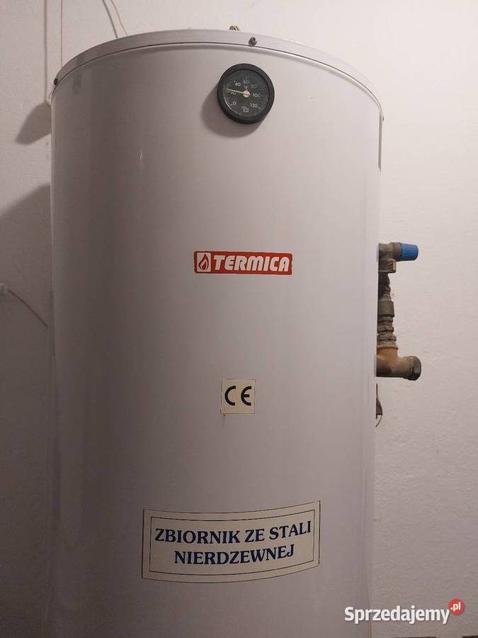 bojler gazowy nierdzewny z wężownicą TERMICA Jasło