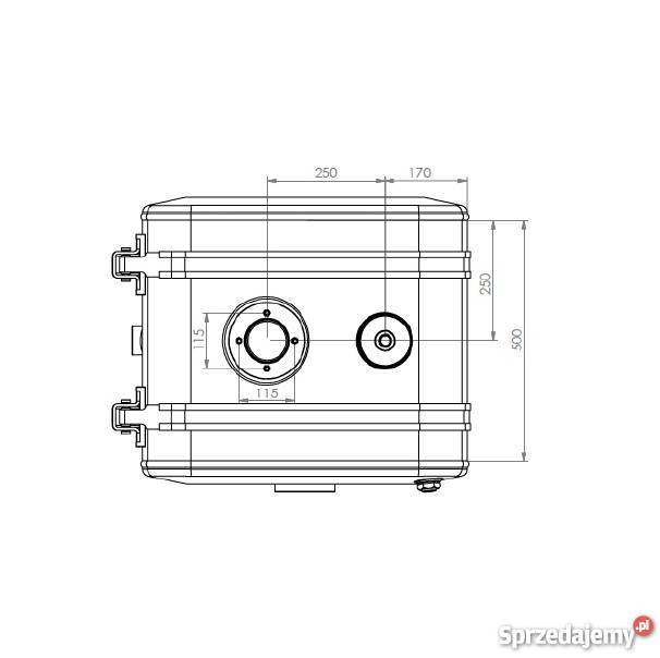 Zbiornik oleju hydraulicznego aluminium 220L Kraków