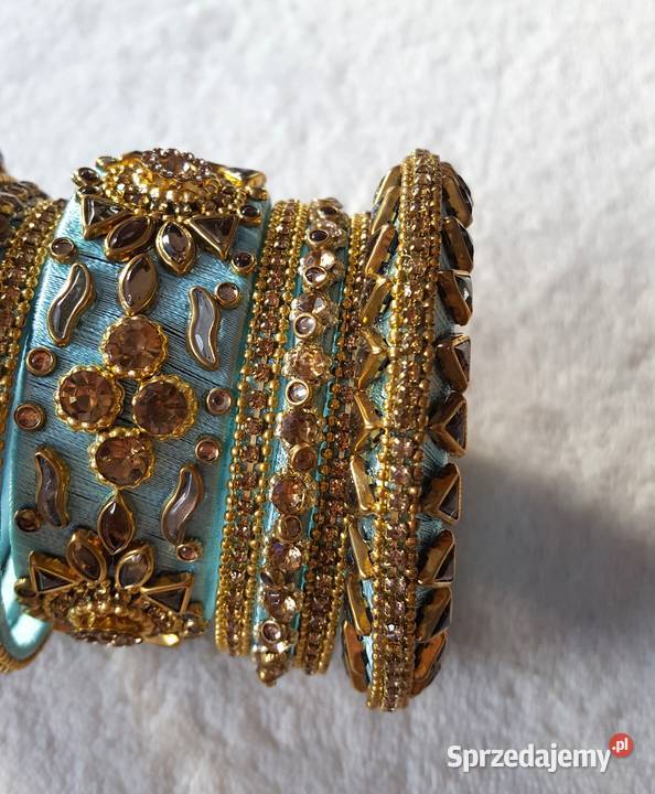 Indyjskie orientalne bransoletki bangle turkus zachodniopomorskie Szczecin