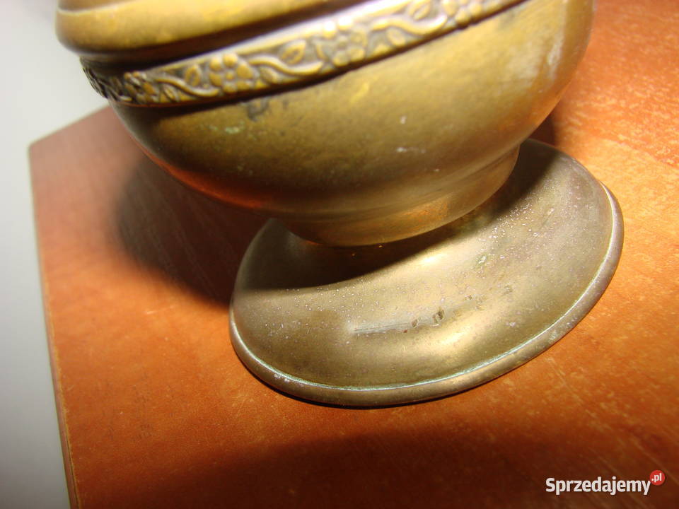 stary mosiężny wazonik Antyki, Sztuka, Kolekcje pomorskie Pruszcz Gdański
