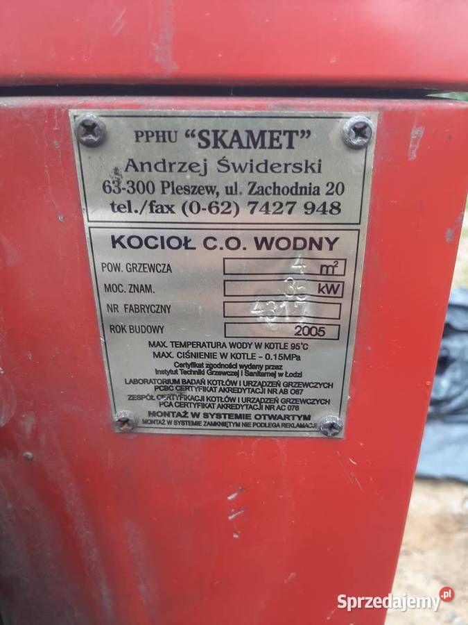 Piec co Białogard sprzedam