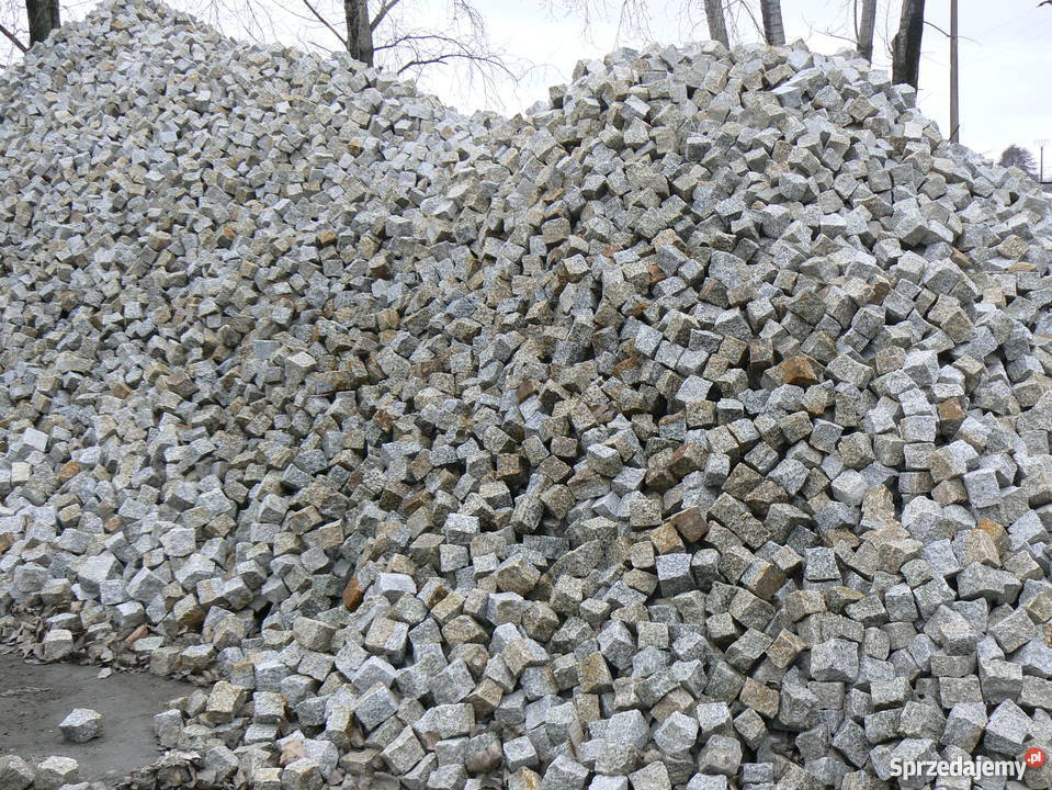 Kostka granitowa 811szaroruda Strzegom