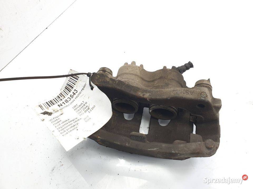 ZACISK HAMULCOWY PRZÓD PRAWY RENAULT MASTER III Pozostałe Lipno