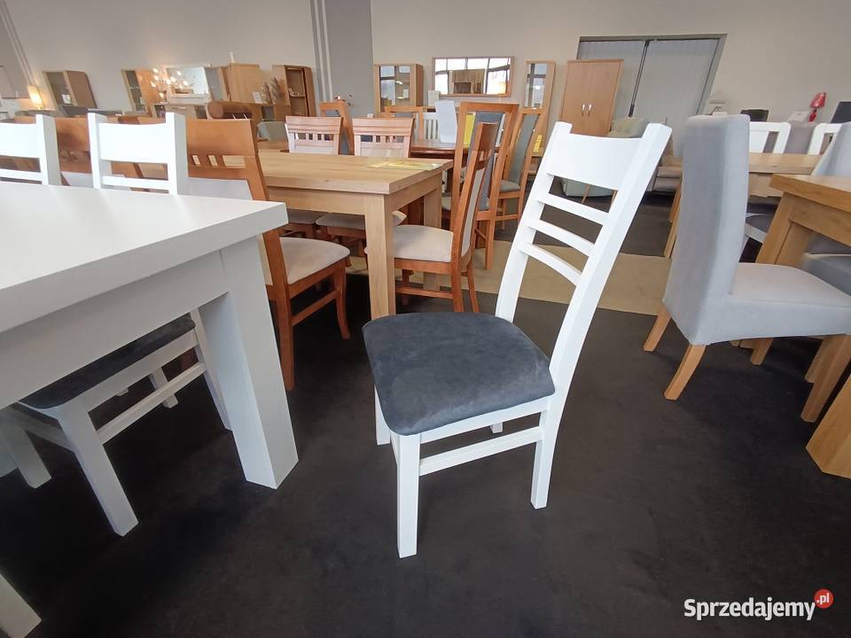 Nowe Krzesła z Litego DREWNA Caro-6 szt- PRODUCENT Outlet MP