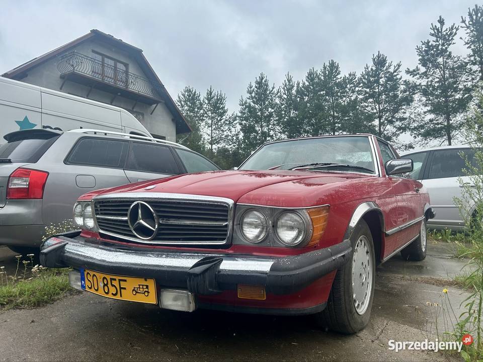 Mercedes Benz SL 560 V8 w107 pomorskie Raduń