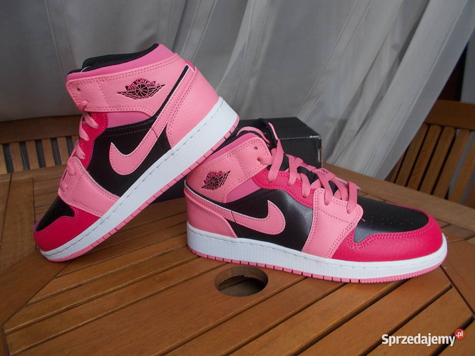 Eur 38 Nike Jordan 1 Mid Coral Chalk Rush Pink Poznań