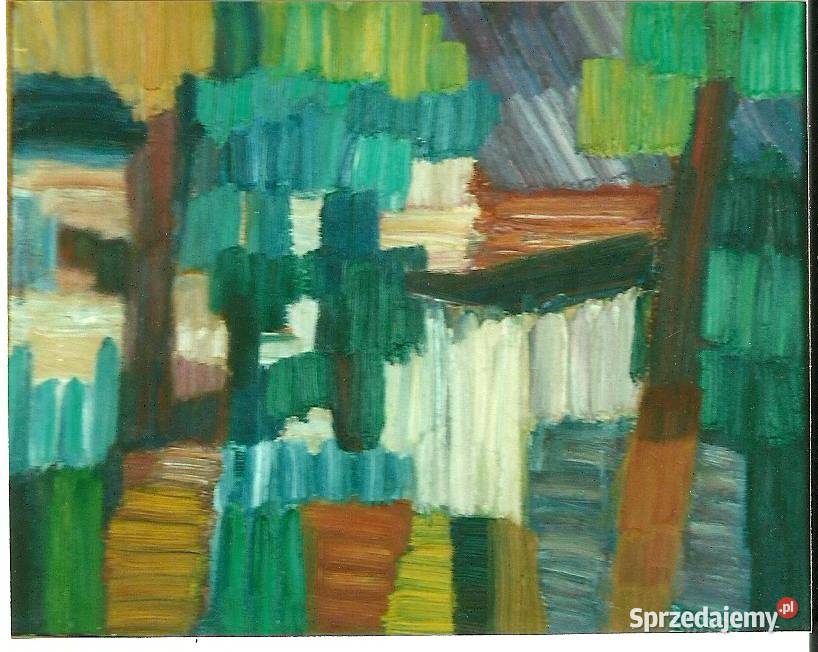 Obrazy oleje Obiekty pejzaże natura Renata mazowieckie Warszawa