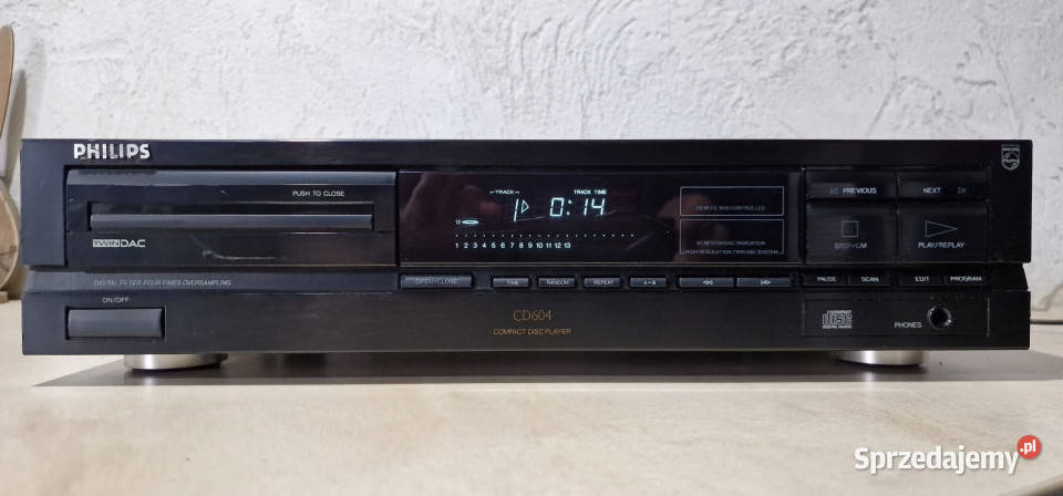 Philips odtwarzacz kompaktowy CD 604 player Międzychód