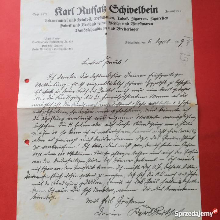 73 Odręczne Pismo Antykwariat zachodniopomorskie Szczecin