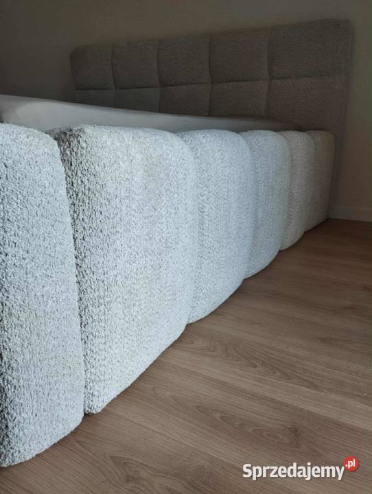 Łóżko tapicerowane wygodne i stylowe Łóżka
