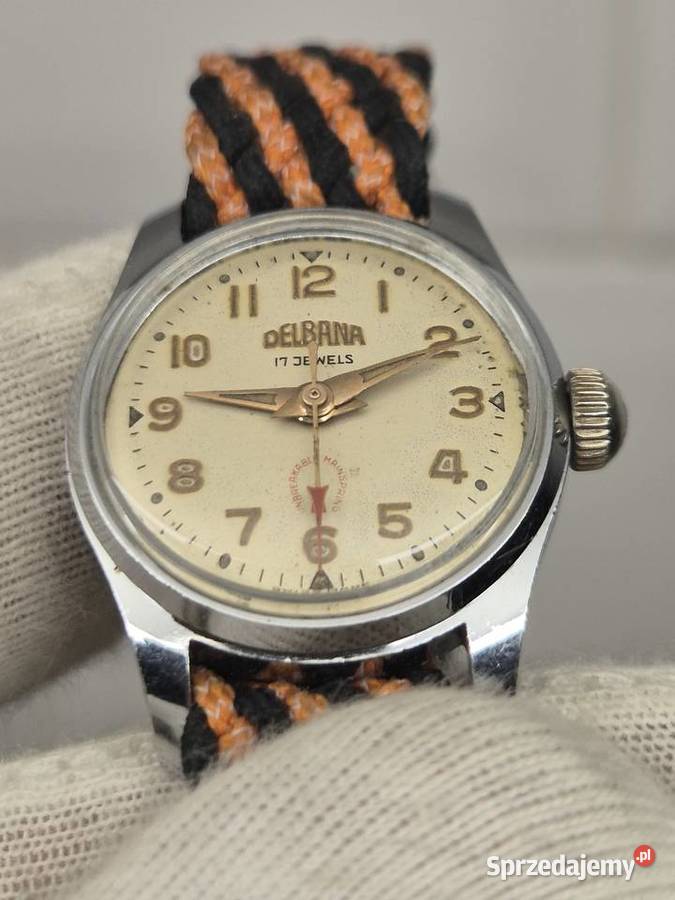 Zegarek vintage Delbana 50 śląskie