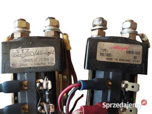 STYCZNIK CONTACTOR ALBRIGHT SW80B553 80V Układ elektryczny i zapłon Pleszew