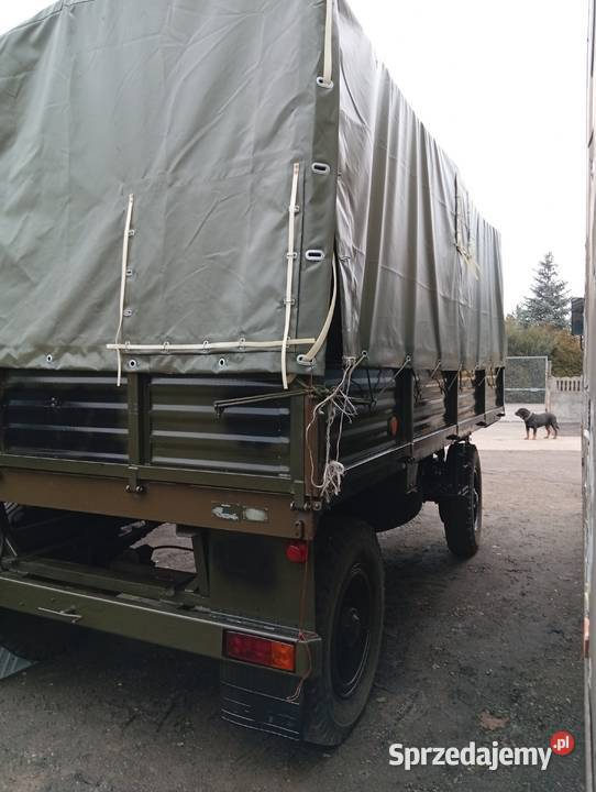 Przyczepa D633 6 TON z zapasów wojskowych Aleksandrów Kujawski
