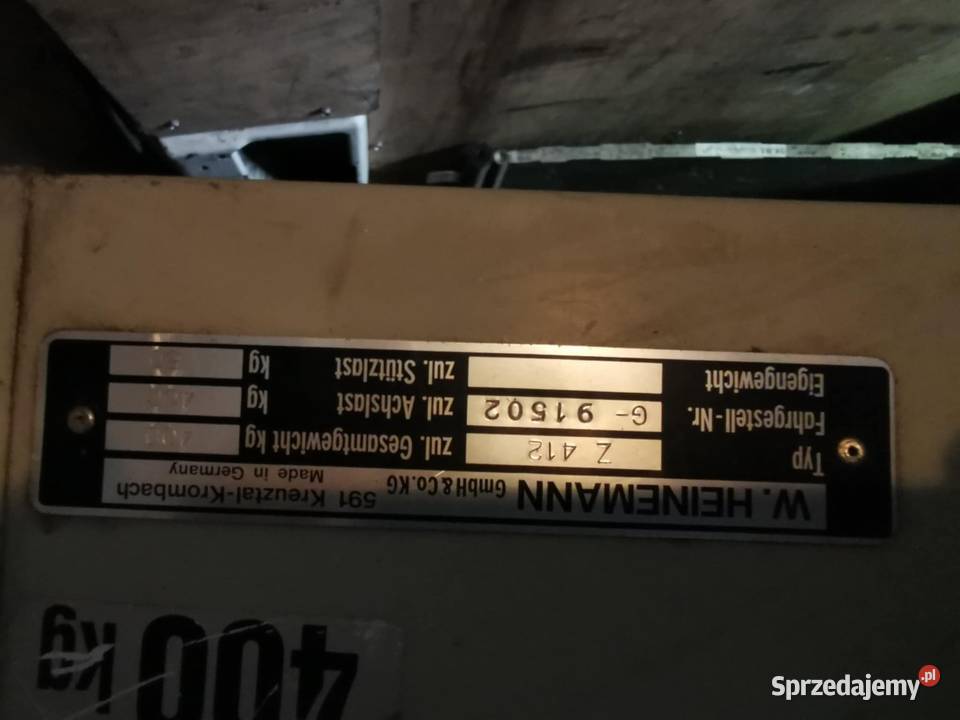 Przyczepka samochodowa z papierami stan