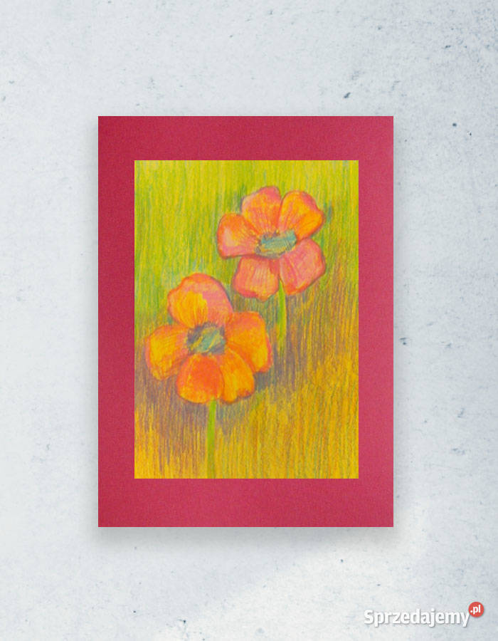 maki rysunek rysunek z makami dwa kwiatki obraz Szczecin