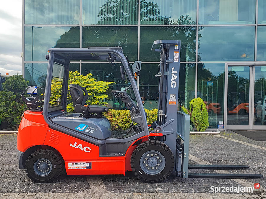 Wózek widłowy JAC CPQYD25 25 t triplex 5 m LPG Kęty