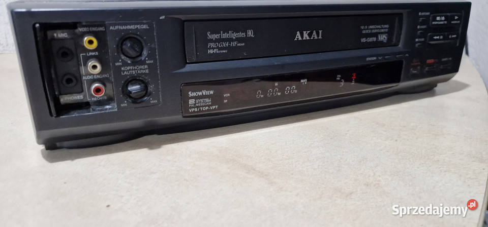 Video magnetowid AKAI Video VSG878 VS G 878 VHS Międzychód