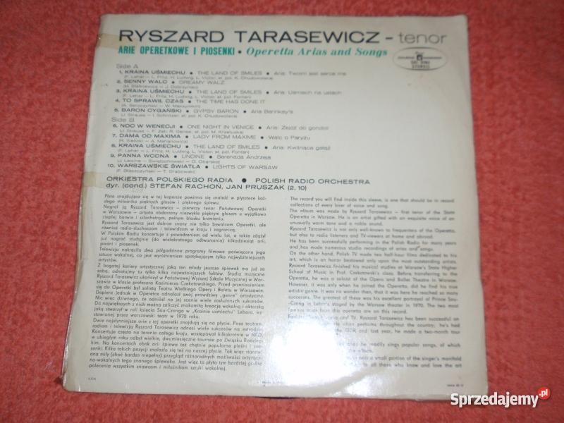 Ogłoszenie RYSZARD TARASEWICZ ARIE CZASY PRL sprzedam