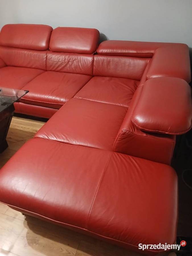 NAROŻNIK skóra super stan