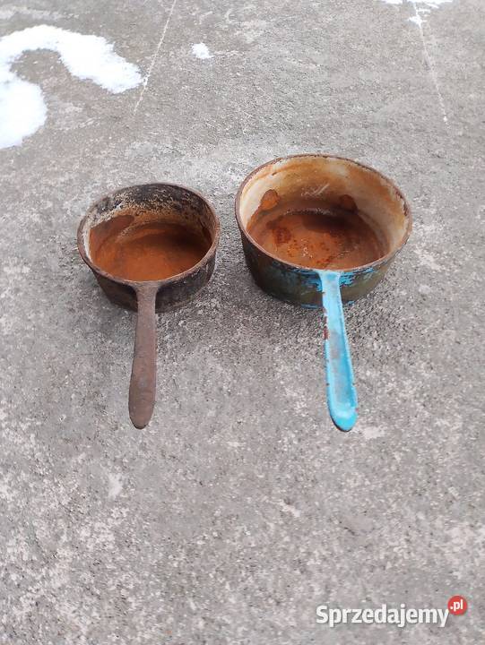 Rondel garnek żeliwny antyk Sokołów Podlaski