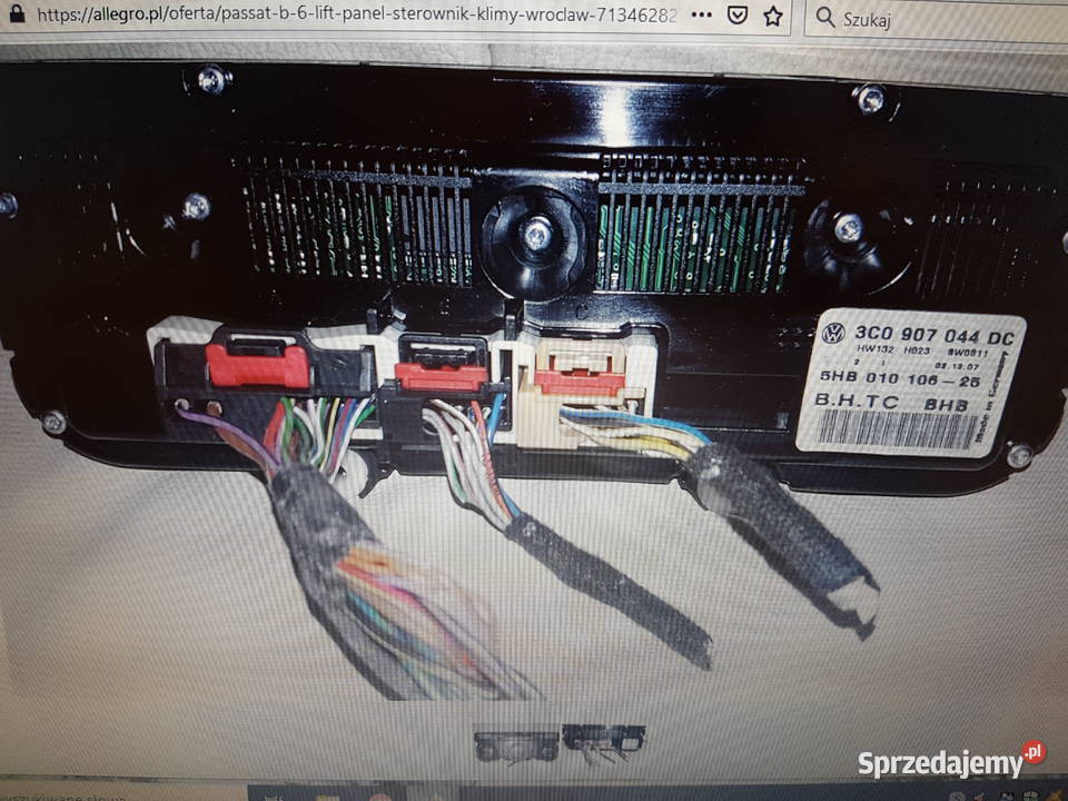 PASSAT B 6 LIFT PANEL STEROWNIK KLIMY WROCŁAW sprzedam
