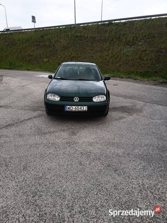 Volkswagen Golf 4 19 TDI 118 2000r zielony mazowieckie Żyrardów
