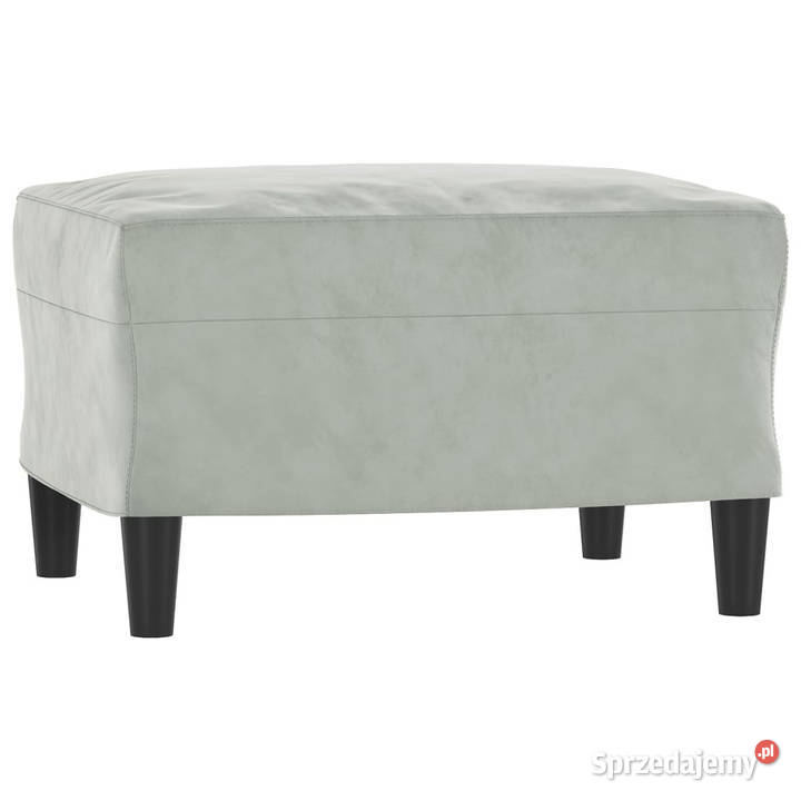 3osobowa sofa z podnóżkiem jasnoszara 180 Warszawa