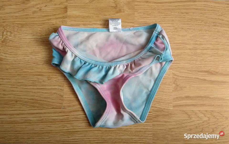 Różowo niebieskie pastelowe majtki kąpielowe podkarpackie Krosno